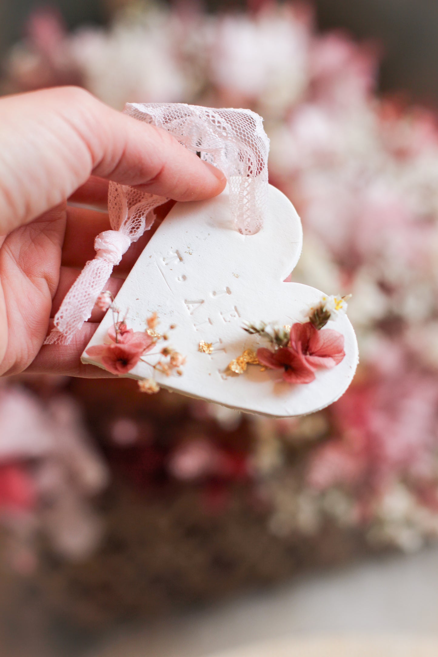 COEUR EN ARGILE "JE T'AIME"