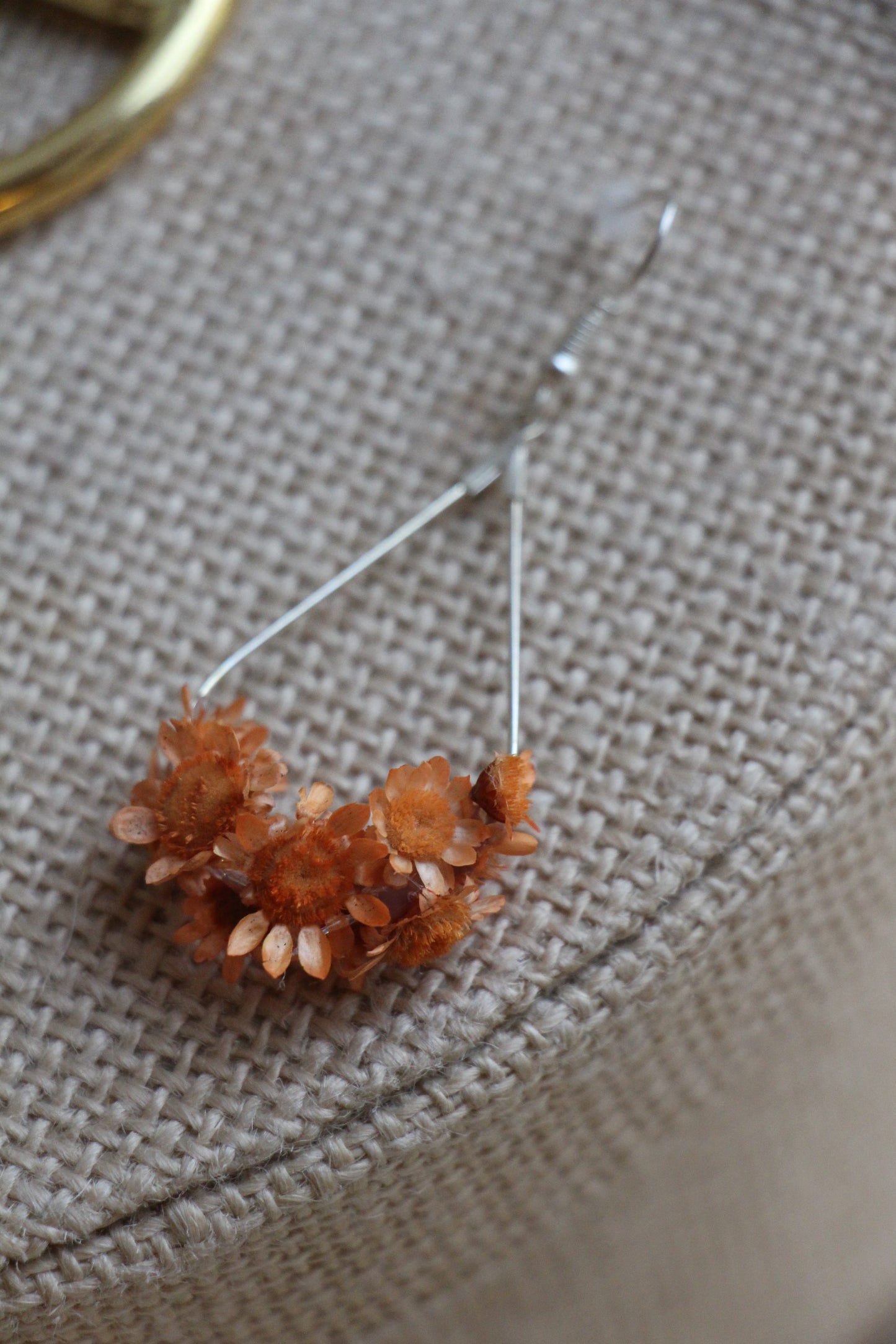 Boucle d'oreille en forme de goutte