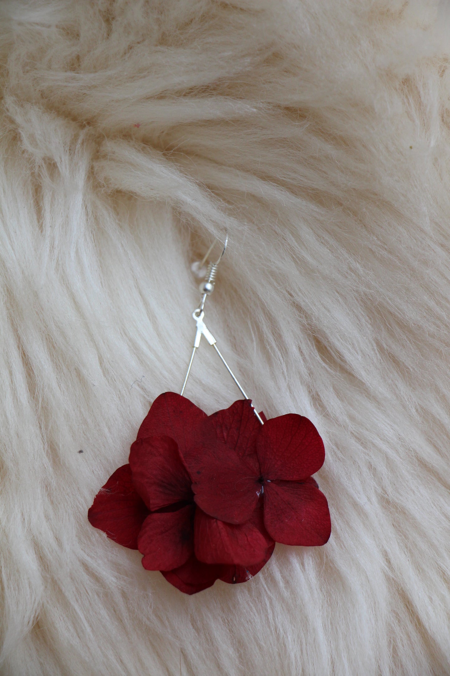 Boucle d'oreille en forme de goutte